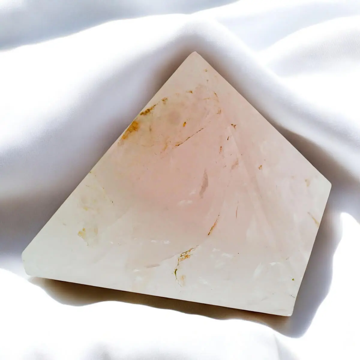 Rose Quartz Pyramid - AAA Quality