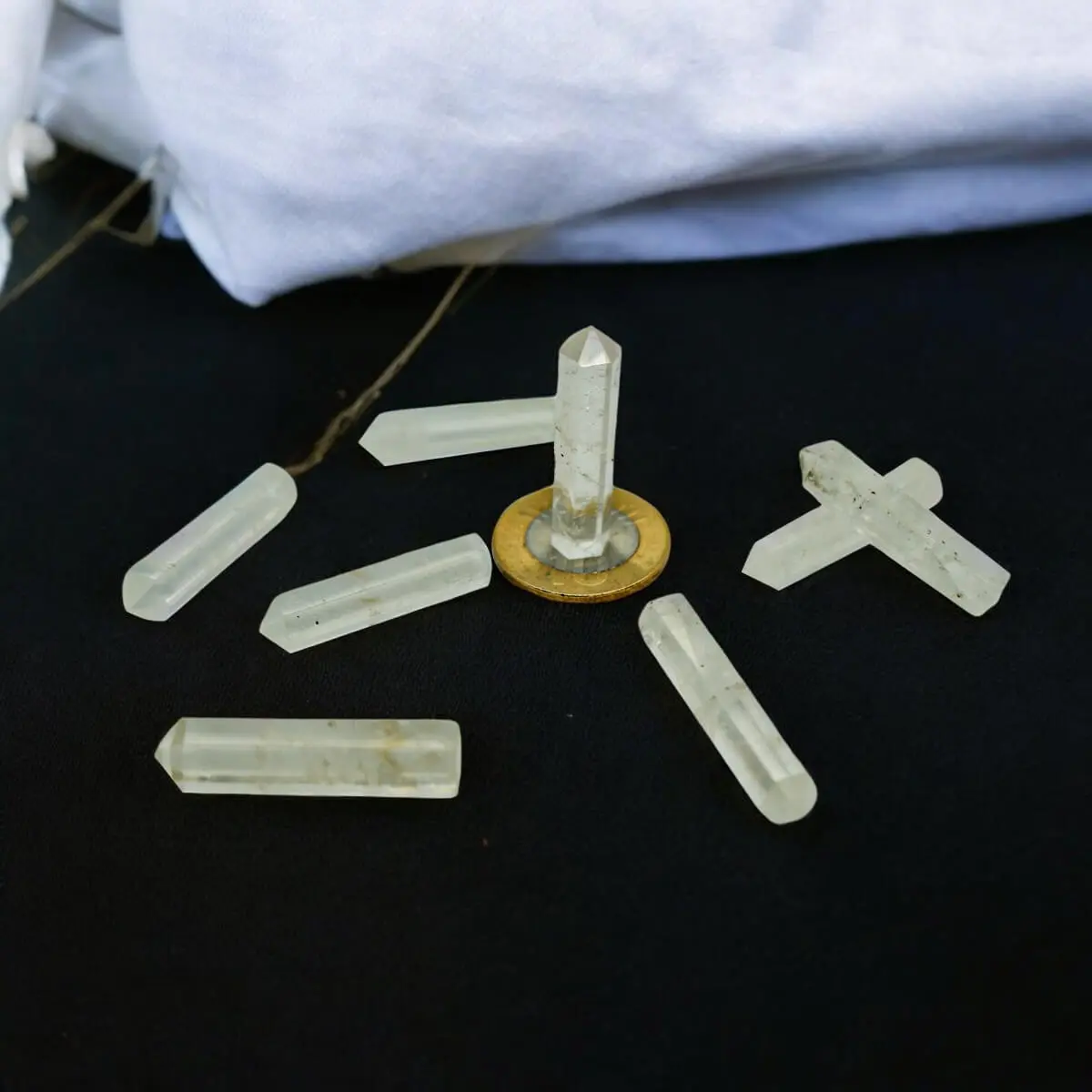 Clear Quartz Pencil AAA Quality - Image 8