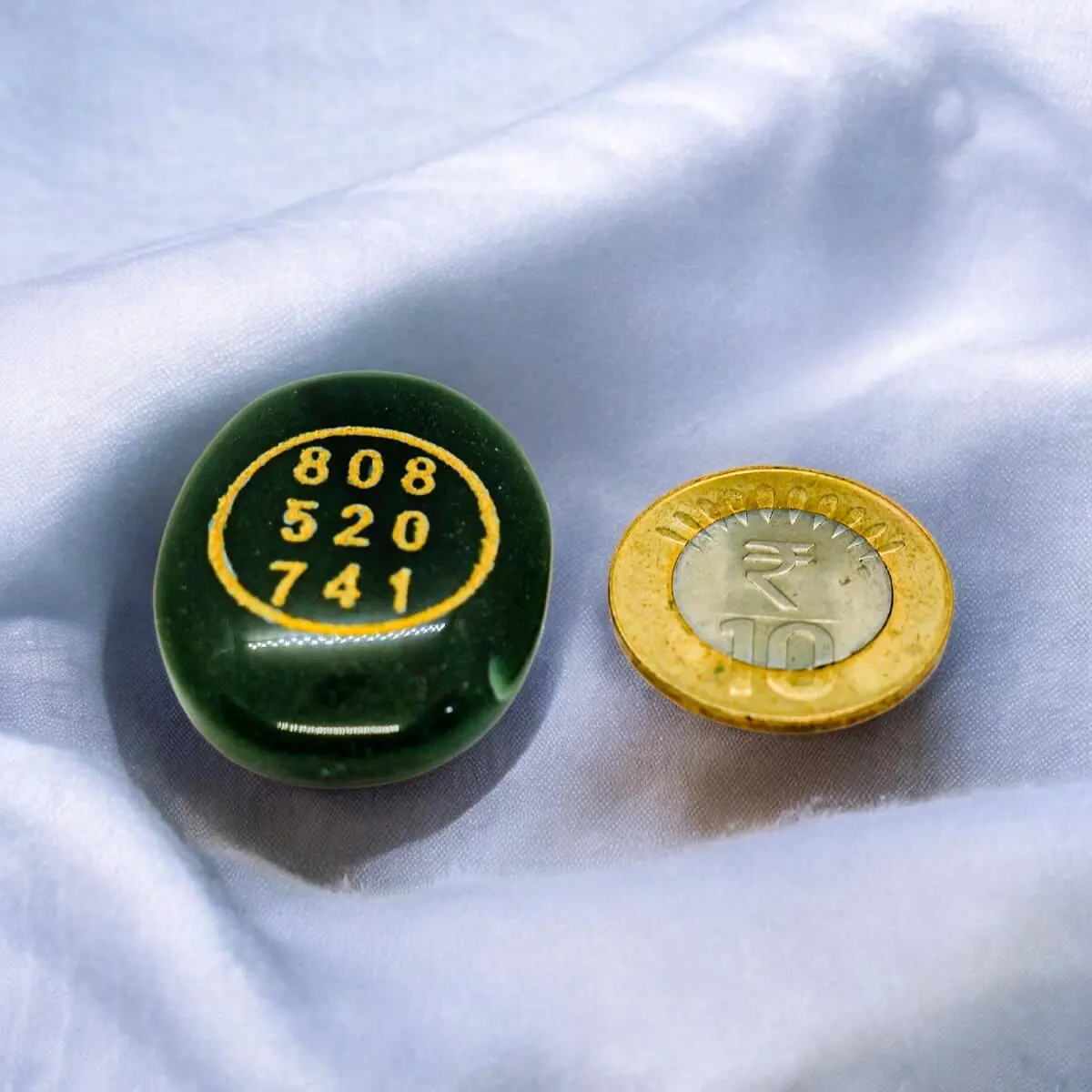 Green Jade Prosperity Cabochon AAA Quality - Image 2