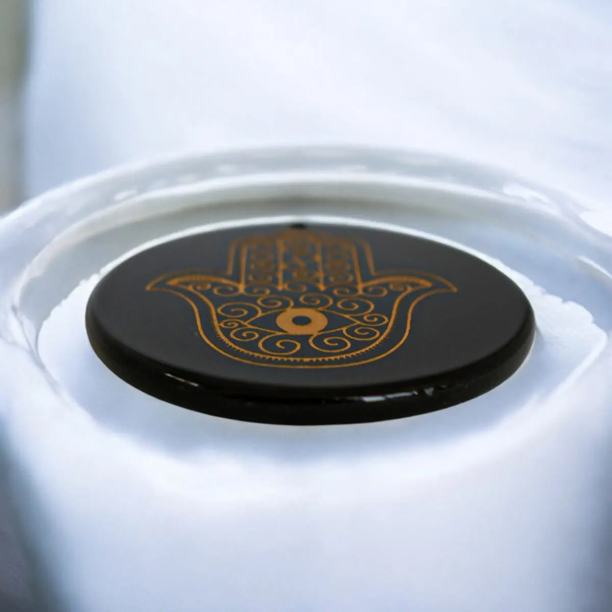 Hamsa Black Tourmaline Plate AAA Quality - Image 3