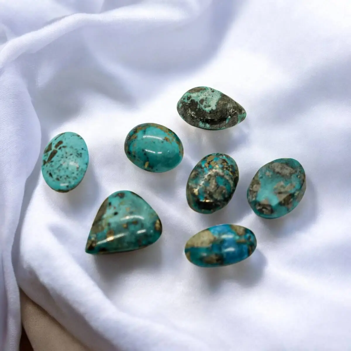 Irani Turquoise Cabochon AAA Quality - Image 7