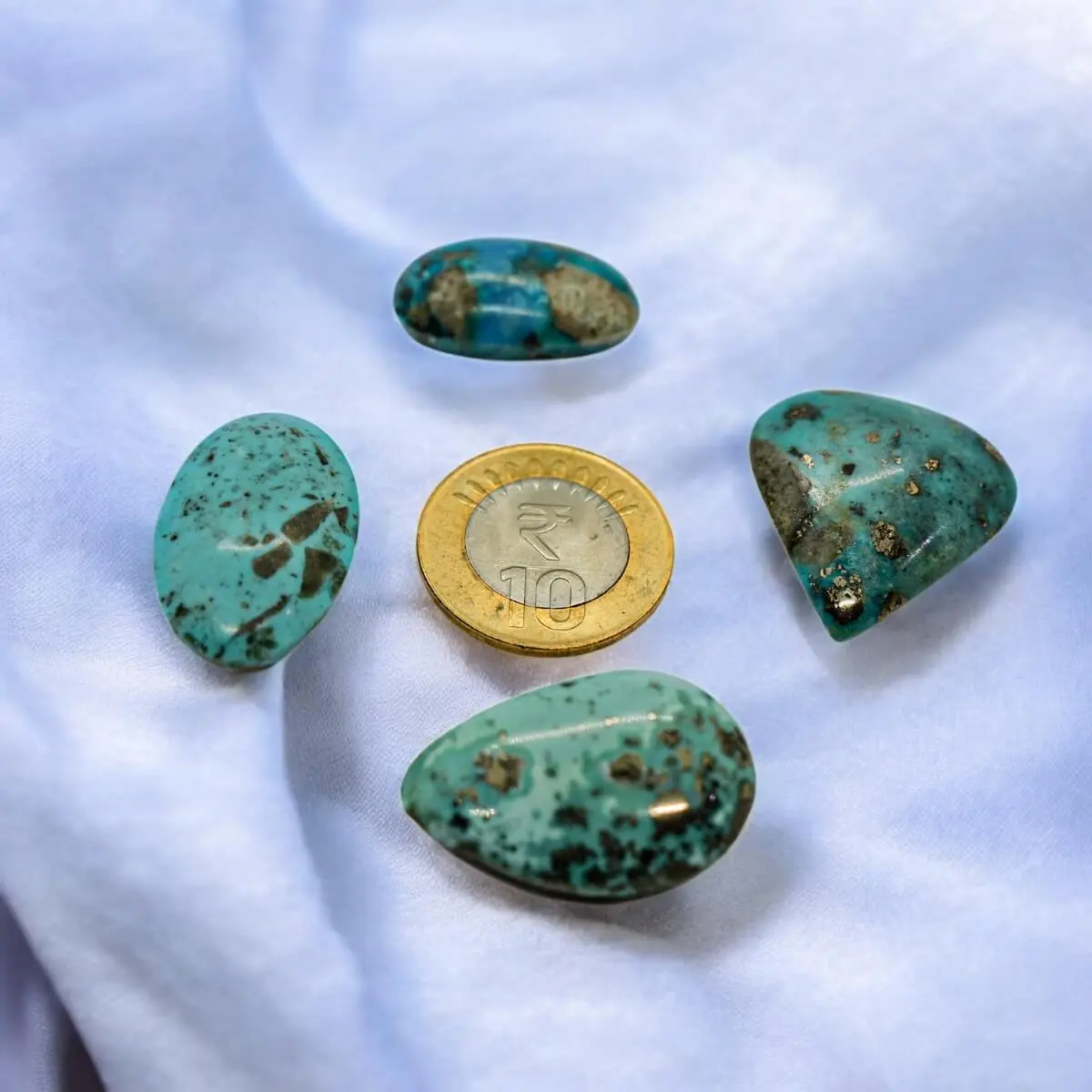 Irani Turquoise Cabochon AAA Quality - Image 2
