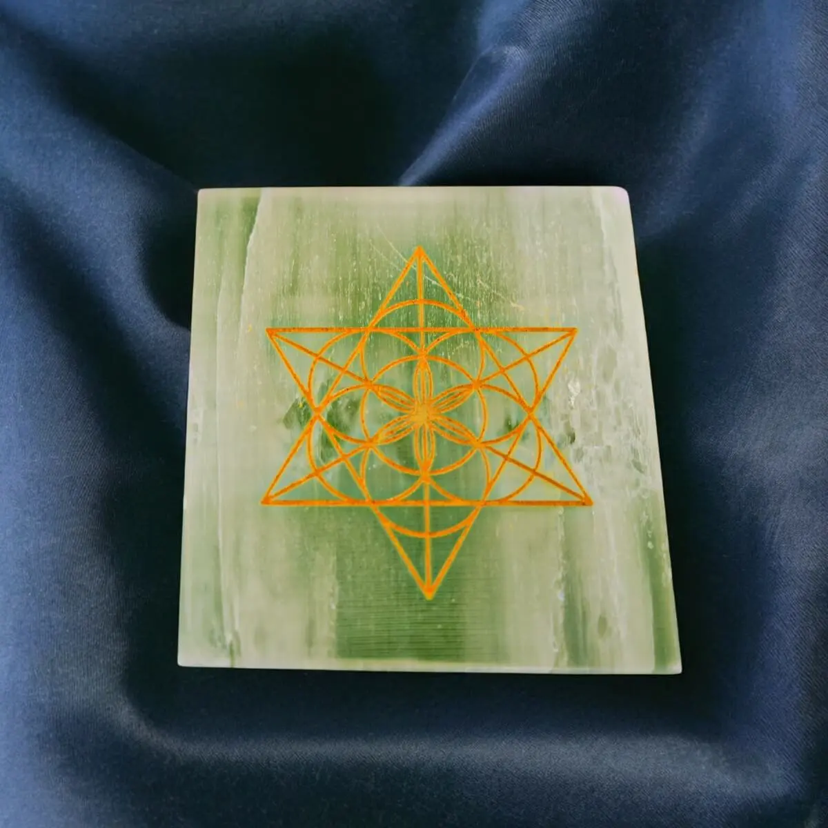 Metatron Selenite Plate AAA Quality