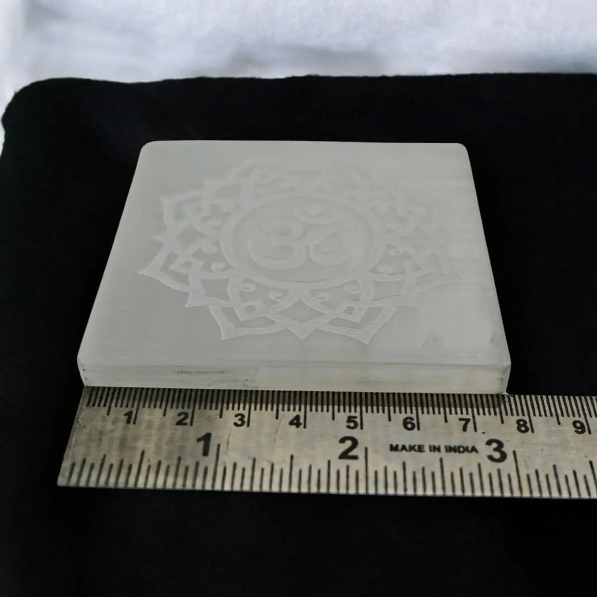 Om Selenite Plate AAA Quality - Image 6