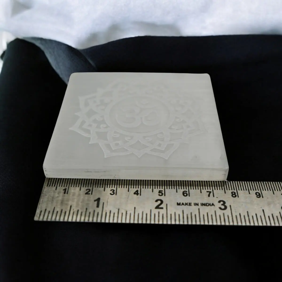 Om Selenite Plate AAA Quality - Image 7